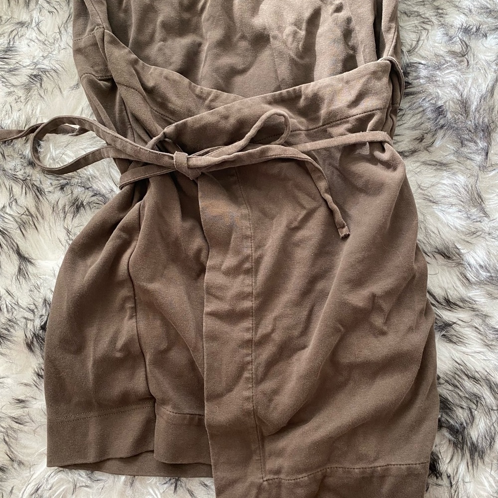 Green T shirts Wrapped Dress